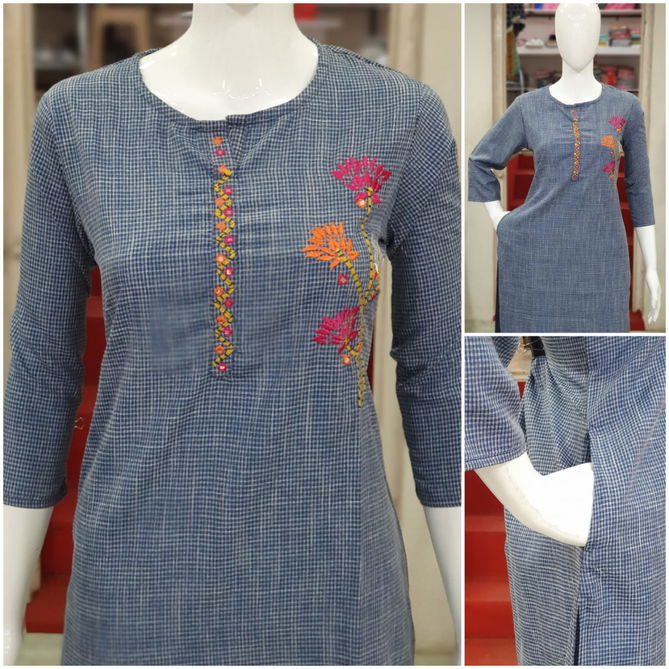 Ff Dilbar Regular Wear Wholesale Cotton Kurti Catalog